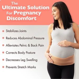 Maternity Support Band for Abdomen, Pelvic, Waist, & Back Pain-Like new